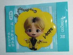 未使用品！　ジョージア×TinyTAN　オリジナルボトルチャーム　「j-hope」デザイン　セブンイレブン限定　タイニータン