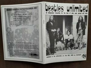 ★【半額以下！】新品！美品！輸入誌『beatles unlimited』No.49 1983年 〒140円～即決！