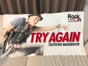 長渕剛　Rock On J-street & route 907 TRY AGAIN ピクチャービックタオル　約80×約145cm