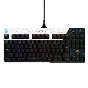 Logicool G ロジクール G PRO LoL K/DA テンキーレス ゲーミングキーボード(中古品)