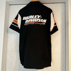 【1円】◆ハーレーダビッドソン◆半袖シャツ◆HARLEY-DAVIDSON◆ライディングウェア◆バイクウェア◆バイク ツーリング◆黒◆【メンズS】