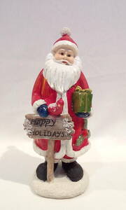 ●41●クリスマス サンタ サンタさん 看板 小鳥 プレゼント 置物 本格的 おしゃれ クリスマスオブジェ 室内 サンタクロース