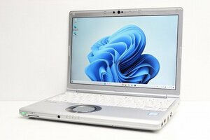 1円スタート ノートパソコン Windows11 Panasonic レッツノート CF-SV7 メモリ8GB 第8世代 Core i5 SSD256GB Windows10 12.1 カメラ