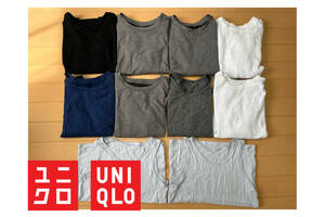 大量まとめて UNIQLO ユニクロ ヒートテック 長袖 極暖 エアリズム タンクトップ 10枚セット 130 120 キッズ 子供服 肌着 良品 福袋