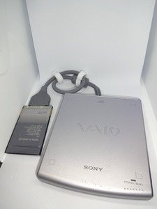 SONY 外付けCDドライブ PCGA-CD5 PCカード接続 VAIO 中古動作品