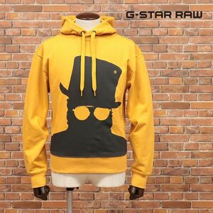 1円/G-STAR RAW/Sサイズ/パーカー TOGRUL STOR GRAPHIC 10 HOODED SW L/S D16940-A613 人物プリント 新品/黄色/イエロー/ia218/