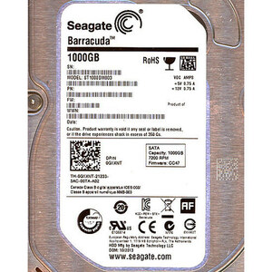 SEAGATE製HDD ST1000DM003 1TB SATA600 7200 [管理:20343803]