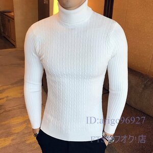A0376☆新品タートルネックセーター メンズ 長袖 選べるサイズ！S/M/L/XL/2XL