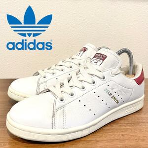 adidas STAN SMITH アディダス スタンスミス ホワイトレッド レディースCQ2195 ローカットスニーカー カジュアル 23cm