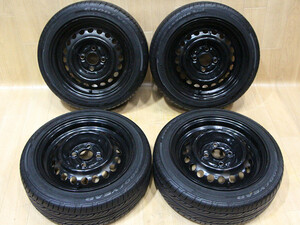 B221 スチール 鉄 JDM USDM 14X5.5J+45 PCD100 165/55R14 ハブ56 ミラ L700 ムーヴ ココア 軽トラ ワゴンR ライフ ソリオ オッティ ラパン