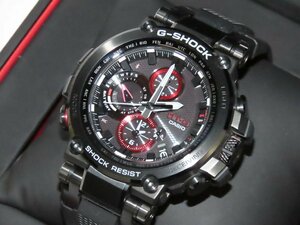 ☆CASIO G-SHOCK カシオ Gショック MTG-B1000B-1AJF 電波ソーラー ラバーベルト 時計 本体・ケース付 動作確認済 良品☆ツワ