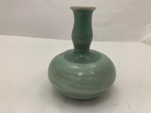 ☆1000円スタート☆ 花瓶 青磁 一輪挿し 花器 インテリア　◆22895