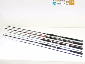 ダイワ ミサキ 50-300V・スズミ 沖凪ヒラメ 30-270・ATラボ トライエッジ 喰わせヒラメ 270M 等 4本