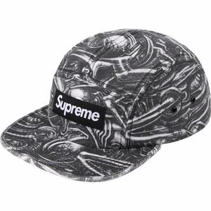 送料無料 黒 Supreme H.R. Giger Camp Cap Black 23FW シュプリーム H.R. ギーガー キャンプ キャップ Box Logo ボックスロゴ 新品未使用