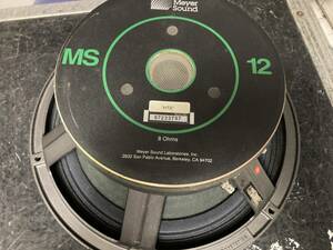 [送料無料] [美品] [動作品] Meyer Sound MS-12(ST-812同等) 12inch ユニット MSL-4 UPA-1 UM-1 など