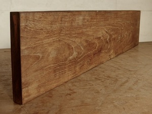 オールドチークの板材 約1000×200×28 チーク古材 ベンチ天板 棚板 看板板 天板 oldteak. 0227
