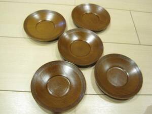 新品 ☆渕筋入茶托（５枚入り）　493137