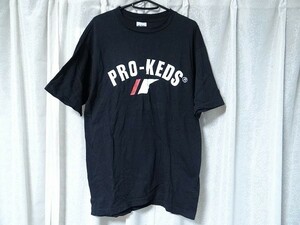 希少 90年代 ビンテージ USA製 PRO-KEDS プロケッツ オールドスクール Tシャツ Lサイズ レトロ 当時物