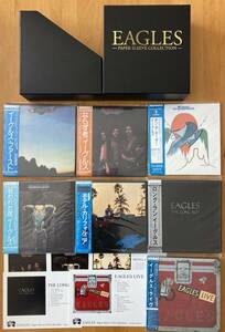 イーグルス【Eagles】紙ジャケ limited papersleeve 紙ジャケット CD 特典BOX ポストカード付 hotel California / one of these nights