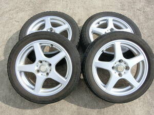 [286] Treffer 15インチ アルミホイール 4穴 4本セット タイヤ 145/65R15 175/55R15 アイ HA1W 外し