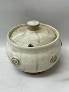 本間沢窯 焼き物 シュガーポット 陶器 北海道 箱なし コレクション キッチン ティー