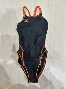 中古　競泳水着　ミズノ　MIZUNO ブラック　黒　オレンジ