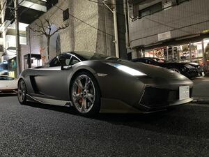 Lamborghini ランボルギー二　ガヤルド　ファイティングスター エアロ　フロントカナード　サイドステップ