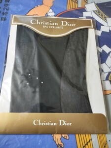 Christian Dior bas collants ブラック クリスチャンディオール パンティストッキング パンスト ノアール 黒 ワンポイント