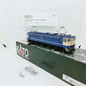 KATO 1−305 EF65 1000番台 前期形 直流電気機関車 両ヘッド点灯OK 動作良好 ヘッドマーク付