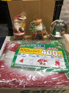 HG428 送料無料　クリスマス　サンタの服　サンタ ロウソク　置物　飾り物　オルゴール クリスマス プレゼント スノードーム