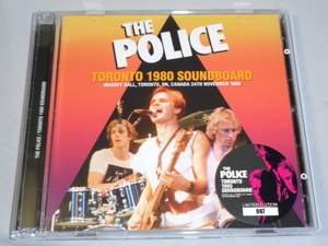 POLICE/TRONTO 1980 SOUNDBOARD　2CD（LATEST ISSUE）