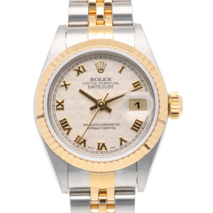 ロレックス デイトジャスト SS K18YG 腕時計 P番 2000年式 ローマ数字 79173中古 美品 限界値下げ祭