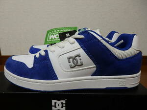 即決☆レア！限定！♪新品未使用 DC SHOES ＤＣシューズ スニーカー マンテカ ４ MANTECA 4 M SHOE 28.0cm ホワイト ブルー