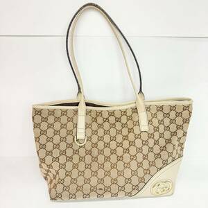 GUCCI グッチ GG柄 GGキャンバス×レザー ショルダーバッグ トートバッグ レディース 169946 502752