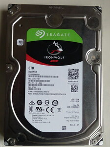 Seagate ST6000VN0041 IronWolf 6TB HDD NAS用◆CDI:正常 (B)