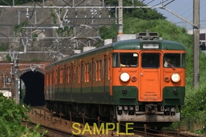 ☆90～00年代鉄道14jpgCD[113・115系静岡車3・4・6連(東海道本線掛川～菊川)]☆