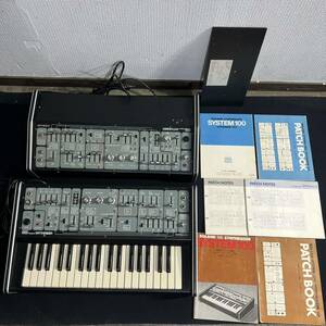 Roland 拡張サウンドモジュール SYSTEM-100 MODEL-102 101 2台セット　ローランド　説明書付き　通電可　中古美品【現状販売品】