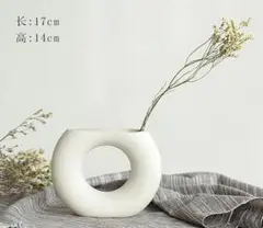 フラワーベース ドーナツ型 北欧 韓国 花瓶 インテリア 花瓶 丸形
