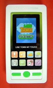 【1671】 TOMY LINE TOWN MYTOUCH タカラトミー ライン タウン マイタッチ 子供向け玩具 子供用 LINEごっこ スマホ型おもちゃ