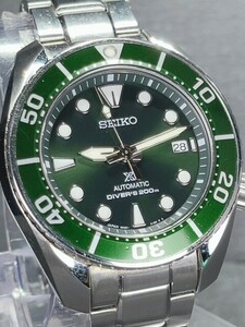 限定品 超美品 SEIKO セイコー PROSPEX プロスペックス SUMO スモウ ダイバースキューバ 機械式 自動巻き 腕時計 グリーン 緑 SBDC081