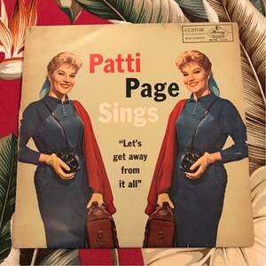 PATTI PAGE 国内 10inch SINGS パティペイジ