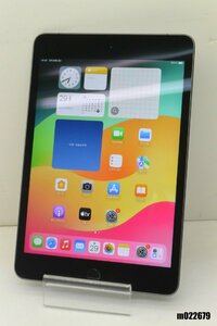 白ロム SIMフリー au SIMロック解除済 Apple iPad mini5 Wi-Fi+Cellular 64GB iPadOS17.4.1 スペースグレイ MUX52J/A 初期化済 【m022679】