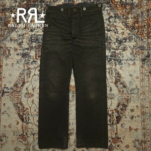 【名作】 RRL Buckle Back Black Jeans 【29×30】 バックルバック ブラック ジーンズ デニム 2014傑作 ジョニー・デップ着用 Ralph Lauren