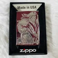 新品未使用 ZIPPO ジッポー キングダム A 信 政 両面加工 箱付き