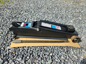 油圧フロアジャッキ 3t 中古 最高位530mm 油圧ジャッキ F-90 メルテック 大自工業 OIL PRESSURE FLOOR JACK オイルジャッキ SUVにも？