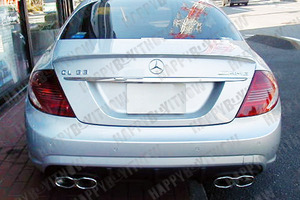 メルセデス ベンツ W216 CL63 CL65 AMG カーボン リアディフューザー 左右４本出し 2007-2014 RF-51400