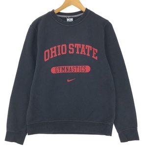 古着 ナイキ NIKE OHIO STATE オハイオ州立大学 カレッジスウェットシャツ トレーナー メンズS /eaa426311