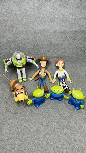 Disneディズニー TOY STORY トイストーリー 人形まとめ ウッディ/バズ/ジェシー/スリンキー/リトル・グリーン・メイ 計7体 まとめ