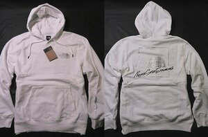 本物正規◆ノースフェイス◆スウェットパーカー GRAPHIC NSE HDIE■XL■白 /WHITE/SILVER■新品■アメリカ限定 LA5/裏地起毛