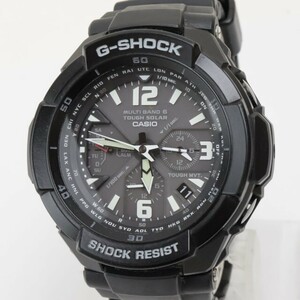 2404-590 カシオ 電波ソーラー 腕時計 美品 G-SHOCK GW-3000BB スカイコックピット タフソーラー マルチバンド6 日付 純正ベルト